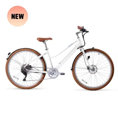 Bluejay NEW! Bluejay Premiere Lite - Modern White Electric Bike | Thumbnail 1