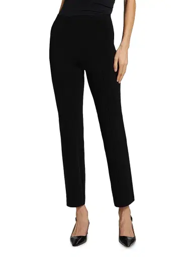 Simkhai Women's Ashlon Stretch High-Waist Pants - Black - Size Small | Thumbnail 3