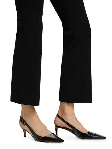 Simkhai Women's Ashlon Stretch High-Waist Pants - Black - Size Small | Thumbnail 6
