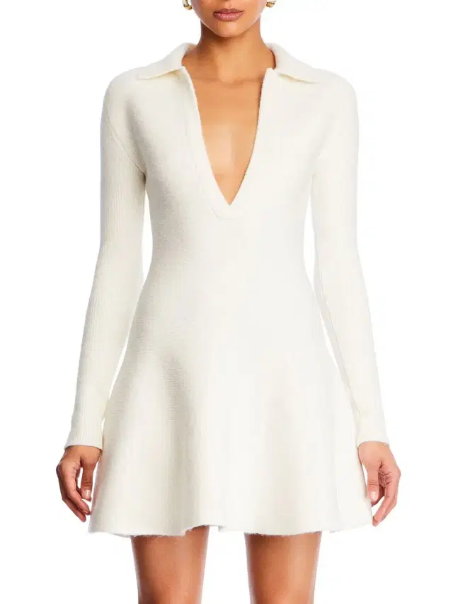 Women's Clara Knit Mini Dress - Eggshell