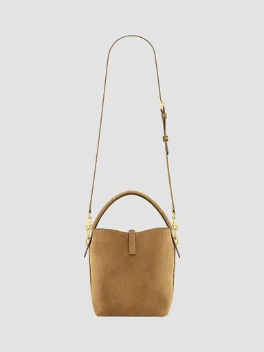 Saint Laurent Women's Le 37 Small Bucket Bag in Suede | Thumbnail 6 Saint Laurent Women's Le 37 Small Bucket Bag in Suede | Thumbnail 6