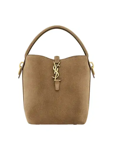 Saint Laurent Women's Le 37 Small Bucket Bag in Suede | Thumbnail 1 Saint Laurent Women's Le 37 Small Bucket Bag in Suede | Thumbnail 1