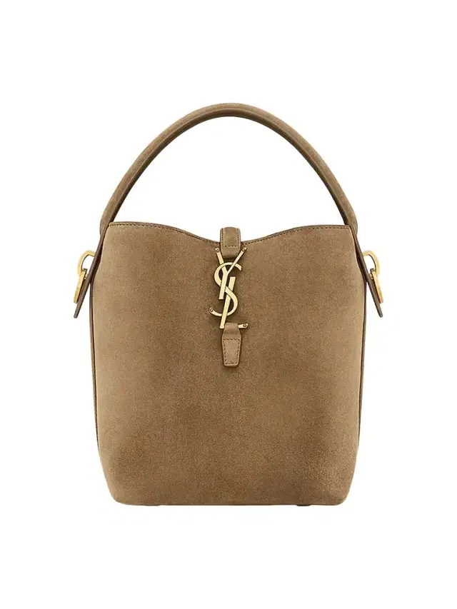 Women's Le 37  Bucket Bag in Suede - Golden Leaf