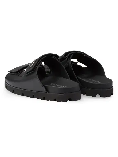 Prada Men's Leather Strap Sandals | Thumbnail 3