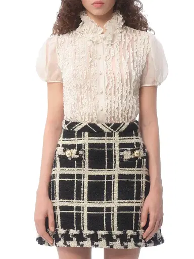 Valentino Women's Chiffon Blouse | Thumbnail 3
