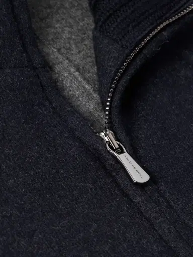 Thom Sweeney Cashmere-Blend Felt Bomber Jacket - Men | Thumbnail 4 Thom Sweeney Cashmere-Blend Felt Bomber Jacket - Men | Thumbnail 4