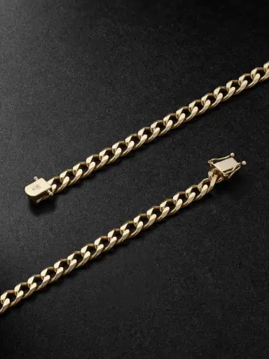 Sydney Evan 14-Karat Gold Curb Chain Necklace - Men | Thumbnail 3 Sydney Evan 14-Karat Gold Curb Chain Necklace - Men | Thumbnail 3