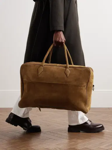 Métier Closer Weekend Suede Holdall - Men | Thumbnail 6 Métier Closer Weekend Suede Holdall - Men | Thumbnail 6