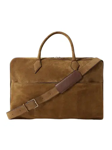 Métier Closer Weekend Suede Holdall - Men | Thumbnail 1 Métier Closer Weekend Suede Holdall - Men | Thumbnail 1