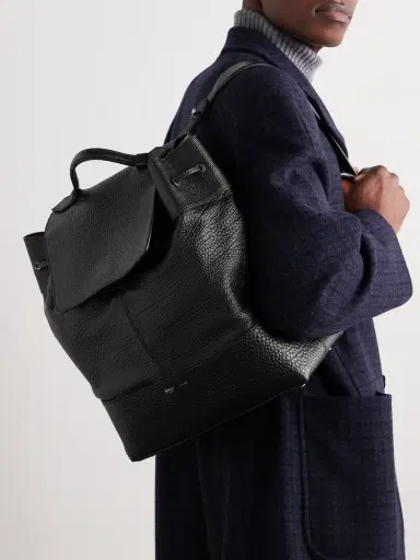 Métier Glide Full-Grain Leather Backpack - Men | Thumbnail 2 Métier Glide Full-Grain Leather Backpack - Men | Thumbnail 2