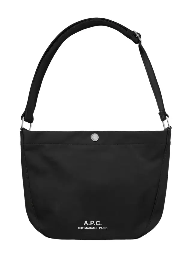 A.P.C. Journal Small Logo-Print Recycled-Nylon Messenger Bag - Men