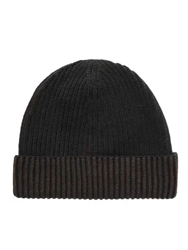 Zegna Ribbed Oasi Cashmere Beanie - Men | Thumbnail 1