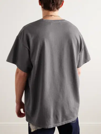 The Elder Statesman Cotton and Cashmere-Blend Jersey T-Shirt - Men | Thumbnail 4 The Elder Statesman Cotton and Cashmere-Blend Jersey T-Shirt - Men | Thumbnail 4