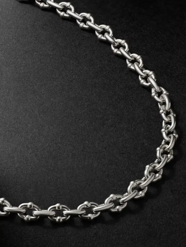 Sterling Silver Chain Necklace - Men