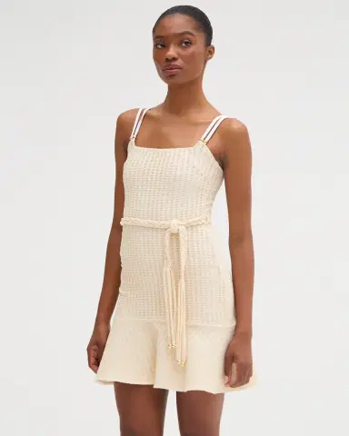 PatBo METALLIC KNIT MINI DRESS | Thumbnail 3 PatBo METALLIC KNIT MINI DRESS | Thumbnail 3