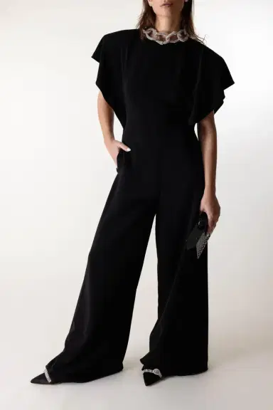 Stella McCartney Chain Maxi Jumpsuit | Thumbnail 2