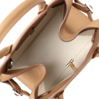 The Row The Row Soft Margaux 10 Bag Sandpit Calfskin Silver Hardware | Thumbnail 9 The Row The Row Soft Margaux 10 Bag Sandpit Calfskin Silver Hardware | Thumbnail 9