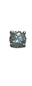 Wish Fine Jewelry 0.25ct Diamond 14K White Gold 0.25g One Side Earring | Thumbnail 1