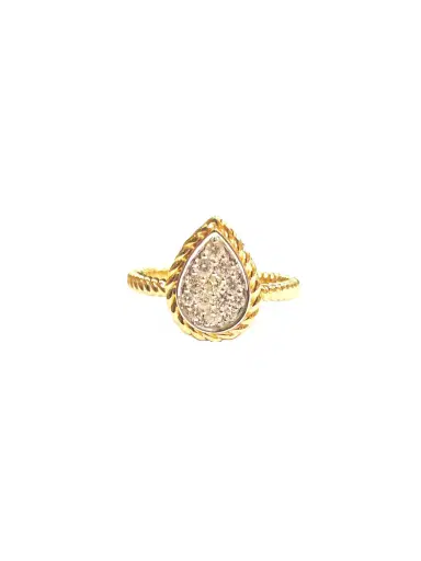 Wish Fine Jewelry 0.28ct Diamond 14K Gold Pear Ring | Thumbnail 1 Wish Fine Jewelry 0.28ct Diamond 14K Gold Pear Ring | Thumbnail 1