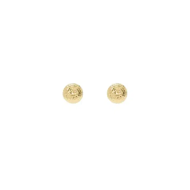 Wish Fine Jewelry 0.28g Faceted Ball Stud Earrings