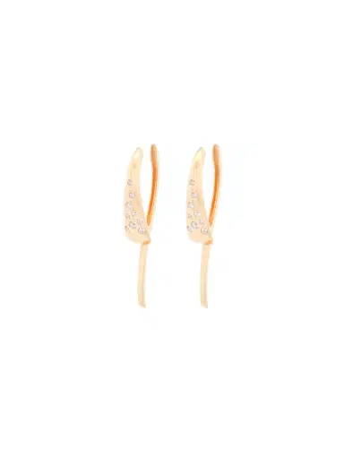 Wish Fine Jewelry 0.29ct Diamond 14K Gold Statement Earrings | Thumbnail 2 Wish Fine Jewelry 0.29ct Diamond 14K Gold Statement Earrings | Thumbnail 2