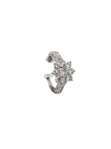 Wish Fine Jewelry 0.30ct Diamond 18K Gold Floral Ear Cuff | Thumbnail 1 Wish Fine Jewelry 0.30ct Diamond 18K Gold Floral Ear Cuff | Thumbnail 1