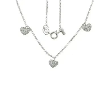 Wish Fine Jewelry 0.35ct Diamond Heart Shape Pendant 18K Gold Necklace | Thumbnail 2 Wish Fine Jewelry 0.35ct Diamond Heart Shape Pendant 18K Gold Necklace | Thumbnail 2