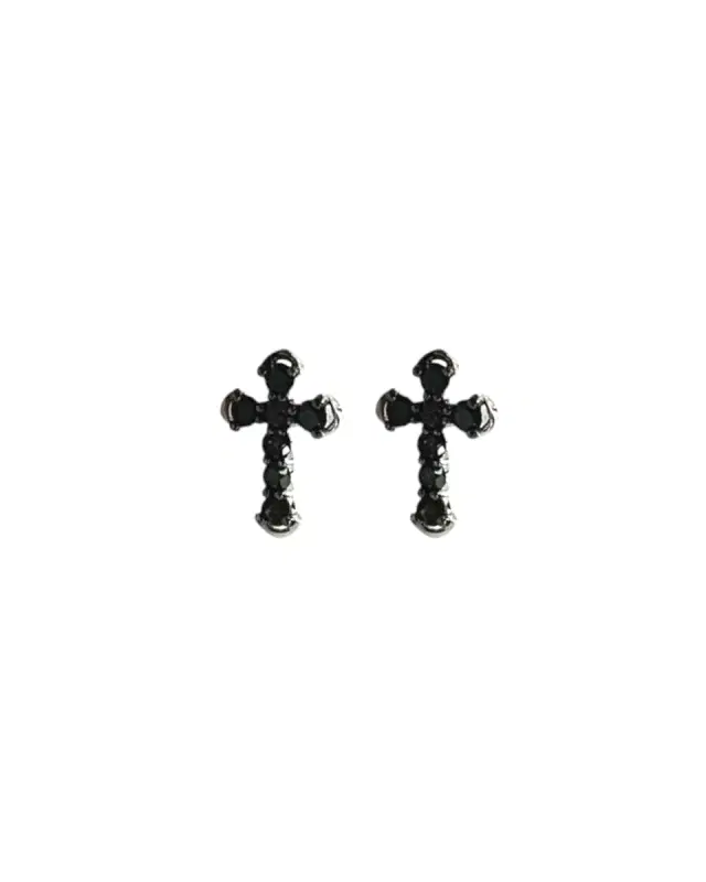 Wish Fine Jewelry 0.360ct Black Diamond 18K Gold Earrings