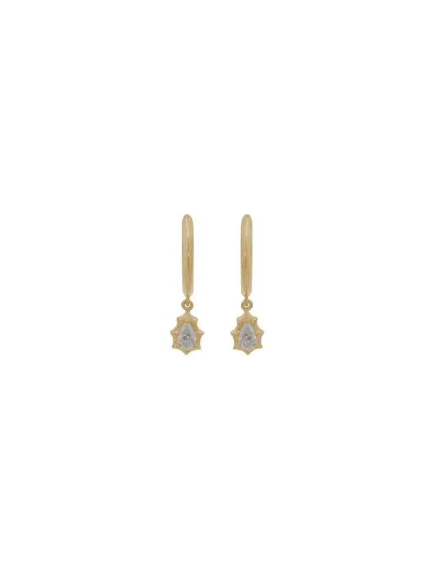 Wish Fine Jewelry 0.36ct Diamond 14K Gold Dangle Drop Earrings
