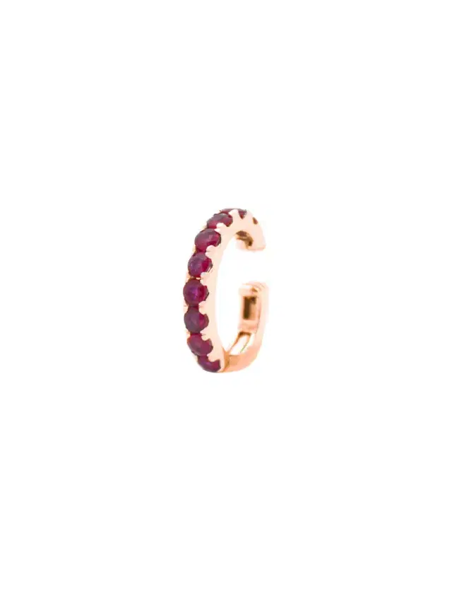 0.39ct Ruby 18K Ear Cuff