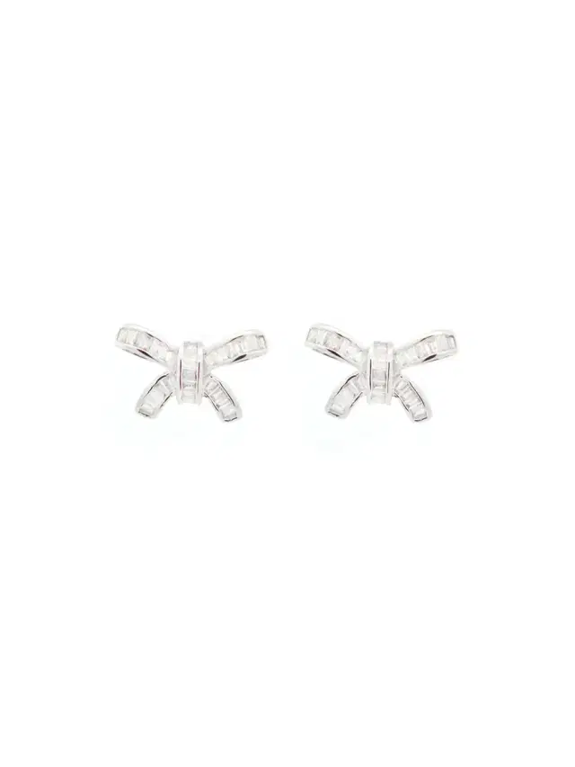 Wish Fine Jewelry 0.42ct Diamond 18K Gold Bow Stud Earrings