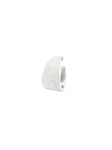 Wish Fine Jewelry 0.44ct Diamond 18K Gold Pave Dome Ear Cuff | Thumbnail 1 Wish Fine Jewelry 0.44ct Diamond 18K Gold Pave Dome Ear Cuff | Thumbnail 1