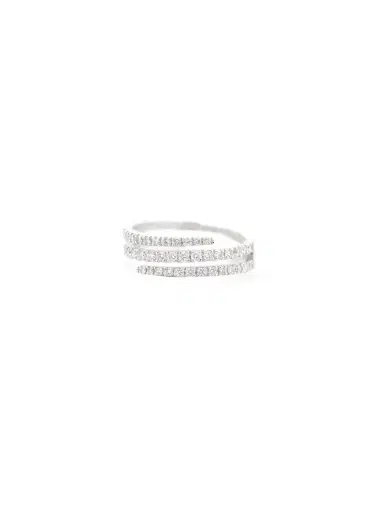 Wish Fine Jewelry 0.44ct Diamond 18K Gold Spiral Ring | Thumbnail 1 Wish Fine Jewelry 0.44ct Diamond 18K Gold Spiral Ring | Thumbnail 1