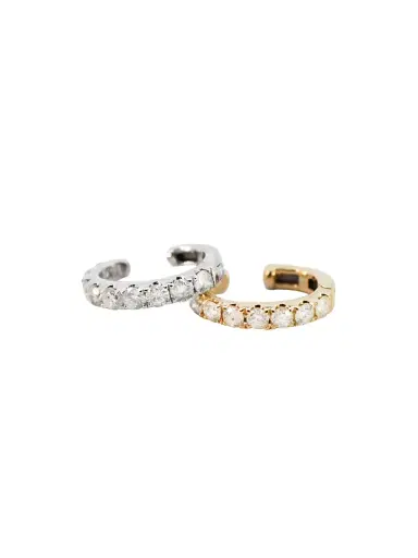 Wish Fine Jewelry 0.48ct Diamond 18K Gold Ear Cuff | Thumbnail 1 Wish Fine Jewelry 0.48ct Diamond 18K Gold Ear Cuff | Thumbnail 1