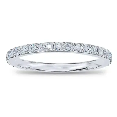 Wish Fine Jewelry 0.49ct Diamond 18K Gold Eternity Ring | Thumbnail 1 Wish Fine Jewelry 0.49ct Diamond 18K Gold Eternity Ring | Thumbnail 1