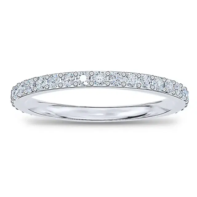 0.49ct Diamond 18K Gold Eternity Ring