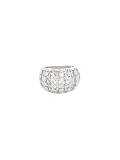 Wish Fine Jewelry 0.50ct Diamond 14K Gold Dome Ring | Thumbnail 1 Wish Fine Jewelry 0.50ct Diamond 14K Gold Dome Ring | Thumbnail 1