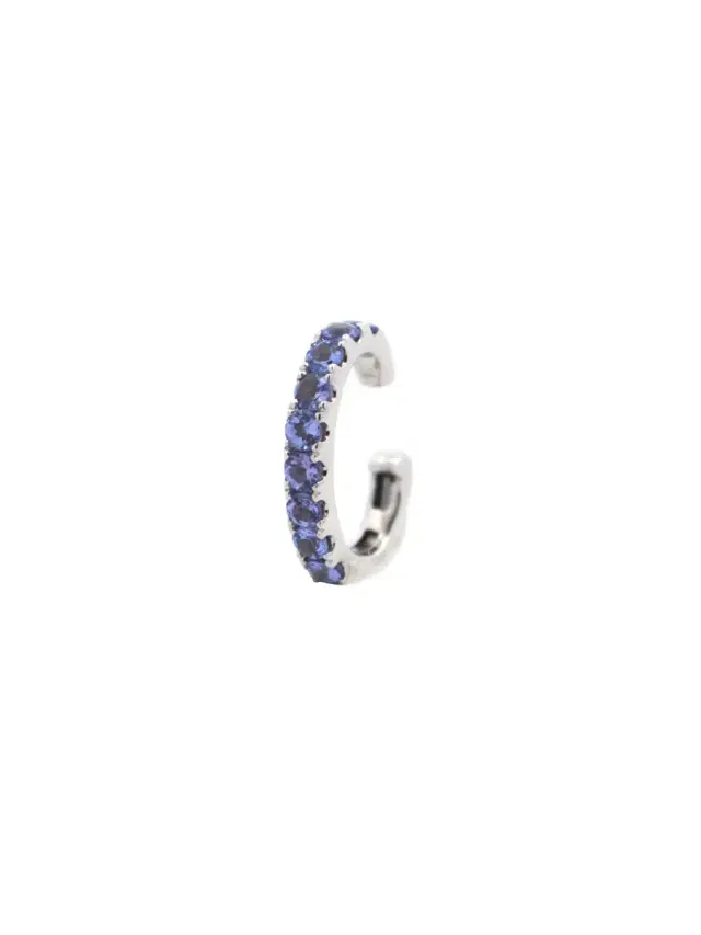 Wish Fine Jewelry 0.50ct Tanzanite 18K Gold Ear cuff
