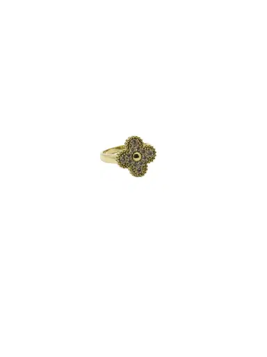 Wish Fine Jewelry 0.52ct Diamond 18K Gold Clover Ring | Thumbnail 1