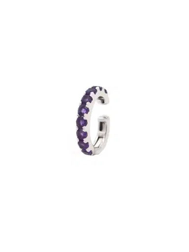 Wish Fine Jewelry 0.54ct Amethyst 14K Gold Ear Cuff | Thumbnail 1
