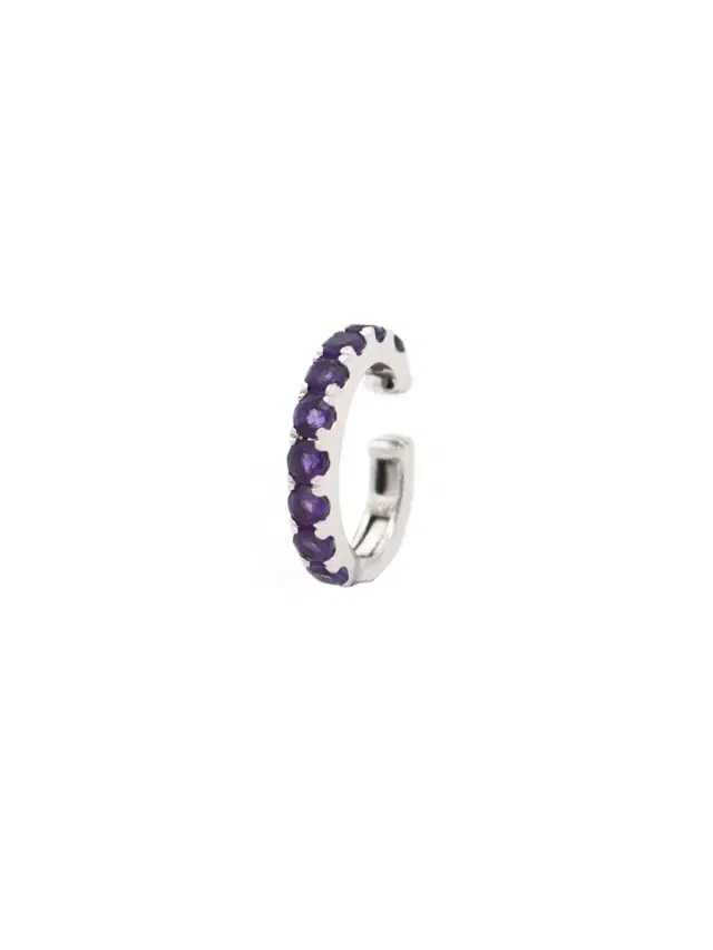 Wish Fine Jewelry 0.54ct Amethyst 14K Gold Ear Cuff