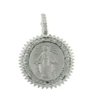 Wish Fine Jewelry 0.55ct Diamond 18K Gold Medal Pendant | Thumbnail 3 Wish Fine Jewelry 0.55ct Diamond 18K Gold Medal Pendant | Thumbnail 3