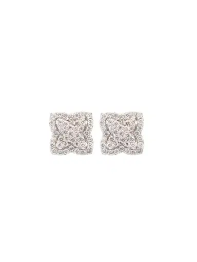 Wish Fine Jewelry 0.56ct Diamond 14K Gold Flower Earrings | Thumbnail 1