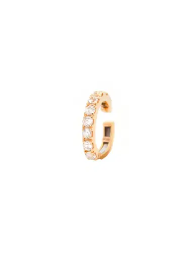 Wish Fine Jewelry 0.57ct White Sapphire 18K Gold Ear Cuff | Thumbnail 2 Wish Fine Jewelry 0.57ct White Sapphire 18K Gold Ear Cuff | Thumbnail 2