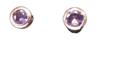 Wish Fine Jewelry 0.5ct Amethyst 14K Gold One Side Earring | Thumbnail 1 Wish Fine Jewelry 0.5ct Amethyst 14K Gold One Side Earring | Thumbnail 1