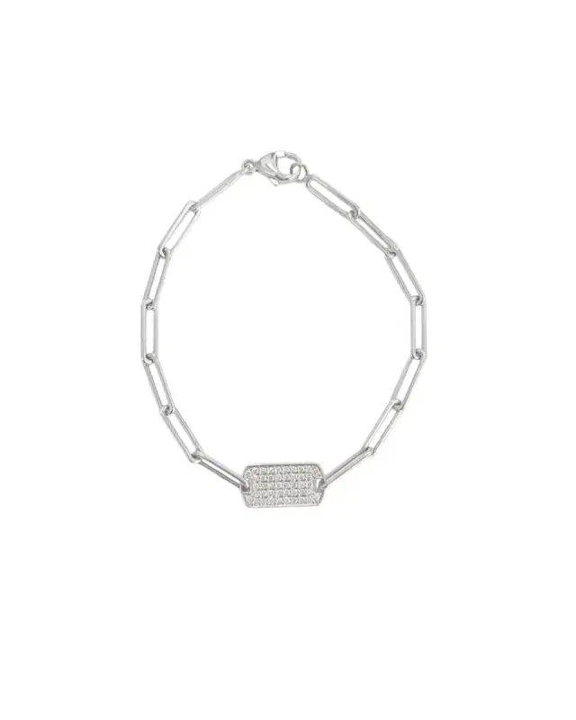 Wish Fine Jewelry 0.5ct Diamond 14K Gold Plated Chain Bracelet