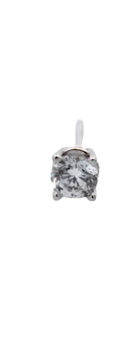 Wish Fine Jewelry 0.5ct Diamond Stud 14K Gold One Side Earrings