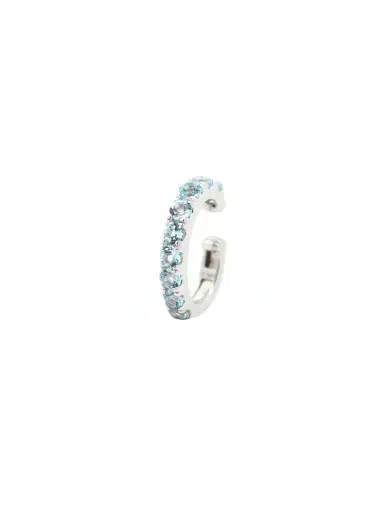 Wish Fine Jewelry 0.62ct Light Blue Sapphire 14K Gold Ear Cuff | Thumbnail 1