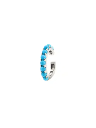 Wish Fine Jewelry 0.62ct Turquoise 18K Gold Ear Cuff | Thumbnail 2 Wish Fine Jewelry 0.62ct Turquoise 18K Gold Ear Cuff | Thumbnail 2