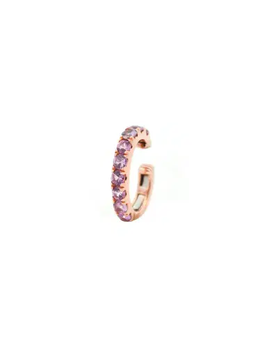 Wish Fine Jewelry 0.63ct Pink Sapphire 14K Gold Ear Cuff | Thumbnail 1 Wish Fine Jewelry 0.63ct Pink Sapphire 14K Gold Ear Cuff | Thumbnail 1